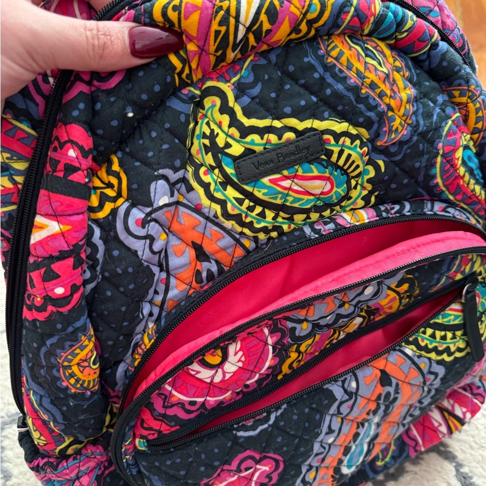Vera Bradley Multicolor Paisley Backpack - Picture 2 of 5
